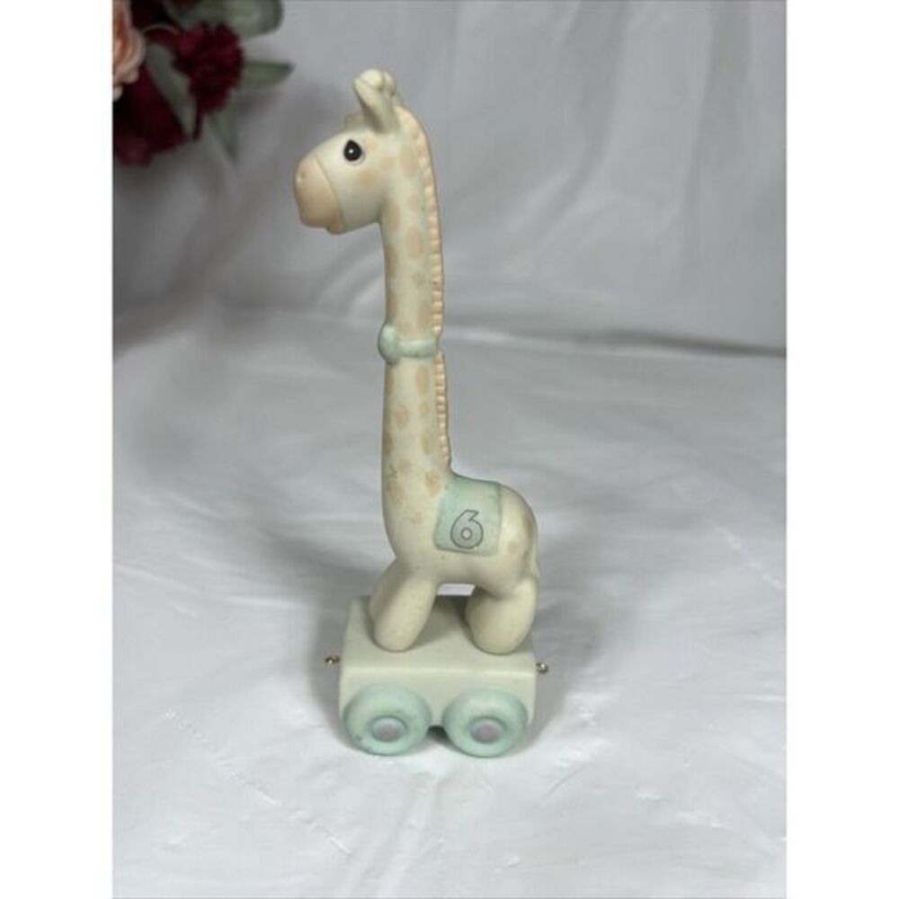 Enesco 6" Precious Moments Giraffe on Cart Figurine